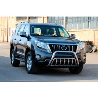 Кенгурятник WT002 (Нержавейка) Toyota Land Cruiser Prado 150 2009-2023 гг. фото 4