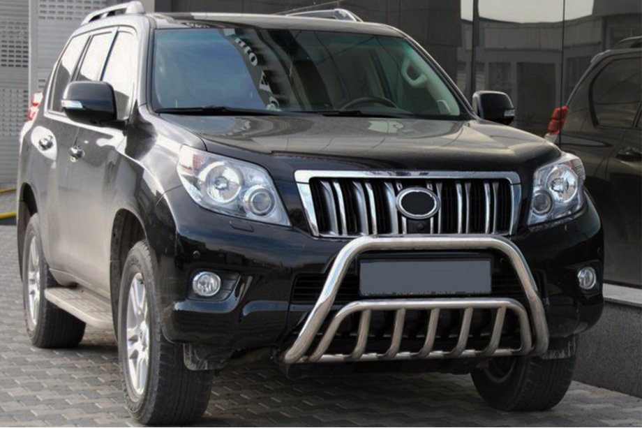 Toyota Land Cruiser Prado 150 2009-2023 гг. Кенгурятник WT002 (Нержавейка) Фото 1
