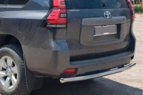 Toyota Land Cruiser Prado 150 2009-2023 гг. Задняя дуга AK002 (нержавейка) фото 8