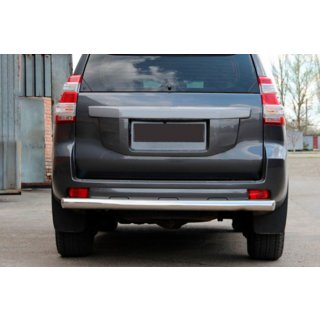 Задняя дуга AK002 (нержавейка) Toyota Land Cruiser Prado 150 2009-2023 гг. фото 1