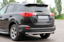 Toyota Rav 4 2013-2018 гг. Задняя дуга AK002 (нержавейка) фото 4