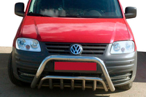 Volkswagen Caddy 2010-2015 гг. Кенгурятник WT002 (60 мм, нержавейка) фото 1