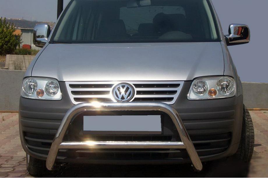Volkswagen Caddy 2004-2010 гг. Кенгурятник WT005 (Нержавейка) Image
