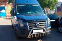 Volkswagen Crafter 2006-2016 гг. Кенгурятник WT002 (Нержавейка) фото 3