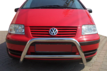Volkswagen Sharan 1995-2010 гг. Кенгурятник WT005 (Нержавейка) фото 1