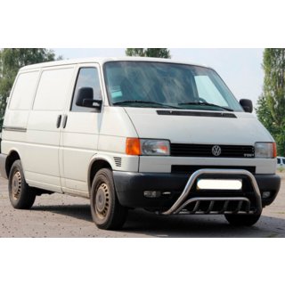 Кенгурятник WT002 (Нержавейка) Volkswagen T4 Caravelle/Multivan 1990–2003 гг. фото 2
