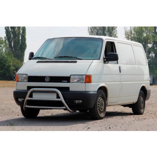 Передняя защита WT022 Нержавейка Volkswagen T4 Caravelle/Multivan 1990–2003 гг. фото 3