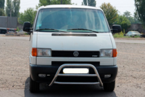Volkswagen T4 Transporter 1990-2003 гг. Передняя защита WT022 Нержавейка фото 2