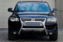 Volkswagen Touareg 2002-2010 гг. Кенгурятник WT005 Colt (нержавейка) фото 7