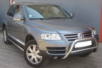 Volkswagen Touareg 2002-2010 гг. Кенгурятник WT005 Colt (нержавейка) фото 5