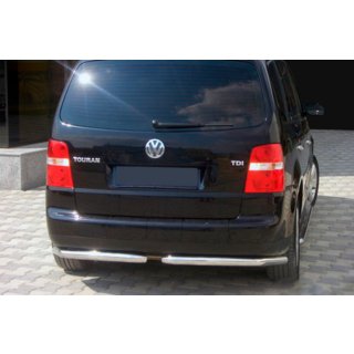 Задние уголки AK003 (2 шт., нержавейка) Volkswagen Touran 2003-2010 гг. фото 1