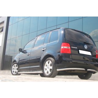 Задние уголки AK003 (2 шт., нержавейка) Volkswagen Touran 2003-2010 гг. фото 2