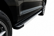 Porsche Cayenne 2003–2010 гг. Боковые Подножки Maya V1 (2 шт., Алюминий) фото 1