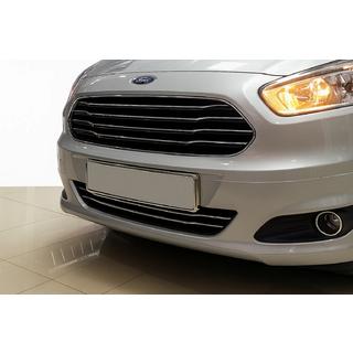 Накладки на решетку радиатора OmsaLine (2014-2018, 4 шт, нержавейка) фото 3