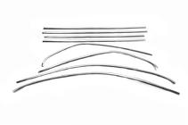 Volkswagen Jetta 2006-2011 гг. Полный комплект окантовки стекол нержавейка фото 4