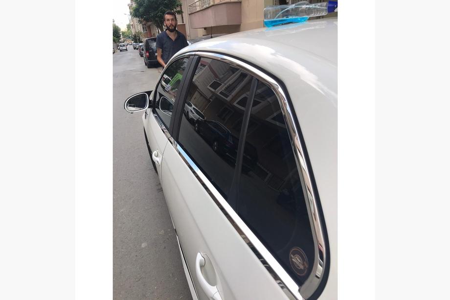 Volkswagen Jetta 2006-2011 гг. Полный комплект окантовки стекол нержавейка Image