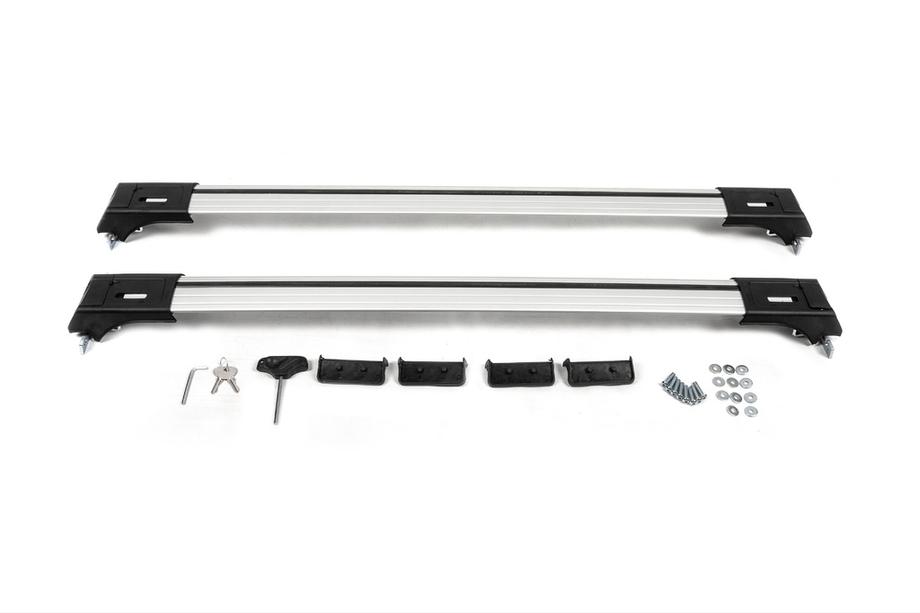 Honda CRV 2012-2016 гг. Поперечные дуги на интегрированные рейлинги Skybar Special (2 шт) Серый Фото 7