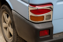 Volkswagen T4 Caravelle/Multivan 1990-2003 гг. Хромированные Накладки на Задние Фонари (2 шт, Нержавейка) фото 1