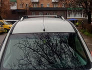 Renault Kangoo 1998-2008 гг. Рейлинги Skyport (серый матовый) фото 7