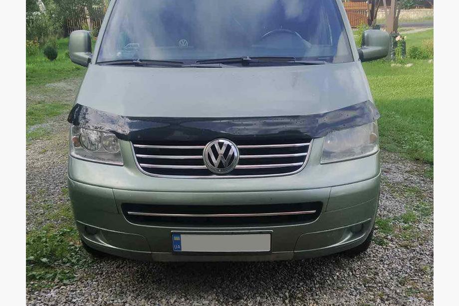 Volkswagen T5 Multivan 2003–2010 гг. Накладка на нижнюю решетку радиатора (нержавейка) Carmos - Турецкая Нержавеющая Сталь Фото 8