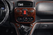 Fiat Doblo I 2001-2005 гг. Накладки на Панель Приборов Дерево фото 1