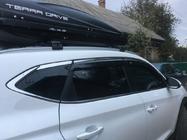 Hyundai Tucson TL 2016-2021 гг. Ветровики с хромированной вставкой (6 шт, Niken) фото 4