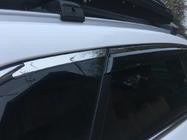 Hyundai Tucson TL 2016-2021 гг. Ветровики с хромированной вставкой (6 шт, Niken) фото 6