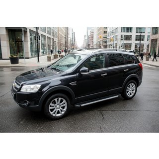 Боковые Подножки Maya V1 (2 шт., Алюминий) Chevrolet Captiva 2006-2019 гг. фото 1