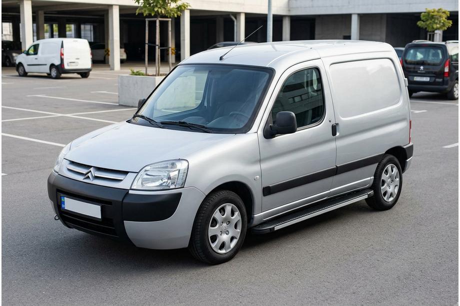Citroen Berlingo 1996-2008 гг. Боковые Подножки Maya V1 (2 шт., Алюминий) Image