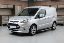 Ford Connect 2014-2021 гг. Боковые Подножки Maya (2 шт., Алюминий) фото 1