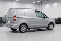 Ford Courier 2014-2023 гг. Боковые Подножки Maya V1 (2 шт., Алюминий) фото 1
