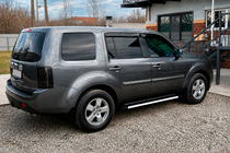 Honda Pilot 2008-2015 гг. Боковые Подножки Maya V1 (2 шт., Алюминий) фото 2