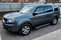 Honda Pilot 2008-2015 гг. Боковые Подножки Maya V1 (2 шт., Алюминий) фото 1