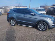 Hyundai Santa Fe 3 2012-2018 гг. Боковые Подножки Maya V1 (2 шт., Алюминий) фото 2