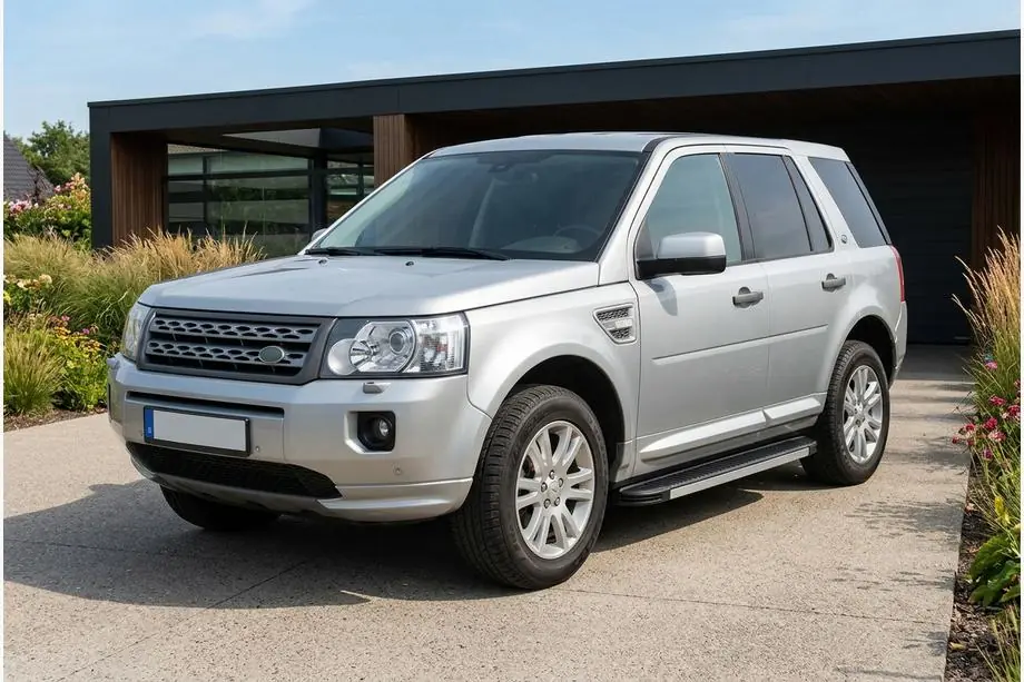 Land Rover Freelander II 2006–2014 гг. Боковые Подножки Maya V1 (2 шт., Алюминий) Image