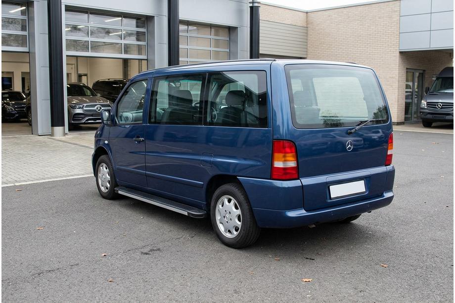 Mercedes Vito W638 1996-2003 гг. Боковые Подножки Maya V1 (2 шт., Алюминий) Image