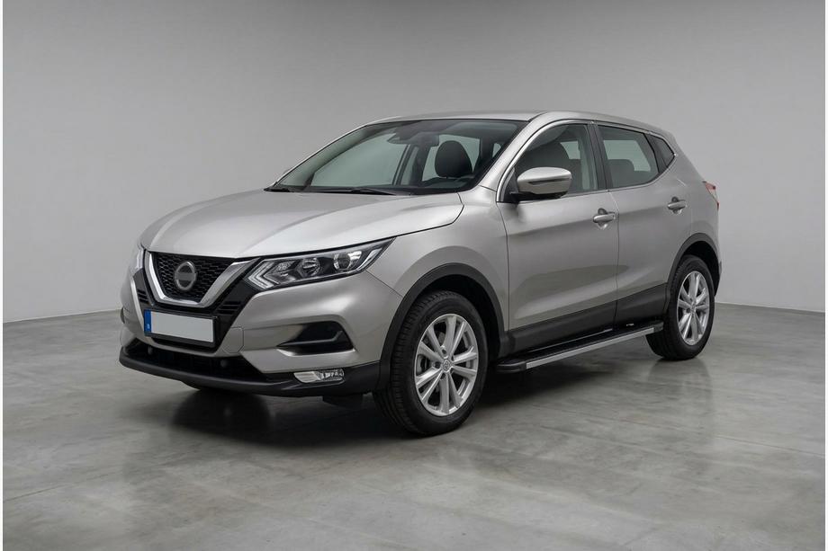 Nissan Qashqai 2014-2021 гг. Боковые Подножки Maya V1 (2 шт., Алюминий) Фото 1
