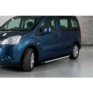 Боковые Подножки Maya V1 (2 шт., Алюминий) Peugeot Partner Tepee 2008-2018 гг. фото 1