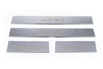 Dodge Nitro 2006-2011 гг. Накладки на пороги Carmos на верхнюю часть (нержавейка) фото 4