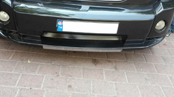 Хромированная накладка на передний бампер (нержавейка) фото 3 Хромированная накладка на передний бампер (нержавейка) фото 3