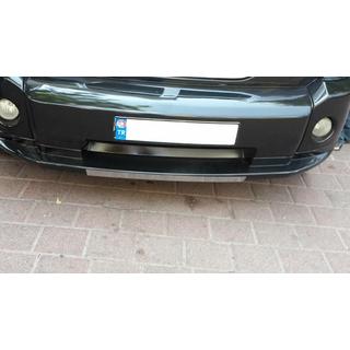 Хромированная накладка на передний бампер (нержавейка) Dodge Nitro 2006-2011 гг. фото 3