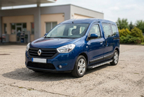 Renault Dokker 2013-2022 гг. Боковые Подножки Maya V1 (2 шт., Алюминий) фото 1