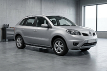 Renault Koleos 2008-2016 гг. Боковые Подножки Maya V1 (2 шт., Алюминий) фото 1