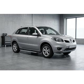 Боковые Подножки Maya V1 (2 шт., Алюминий) Renault Koleos 2008-2016 гг. фото 1