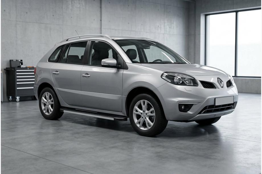 Renault Koleos 2008-2016 гг. Боковые Подножки Maya V1 (2 шт., Алюминий) Image