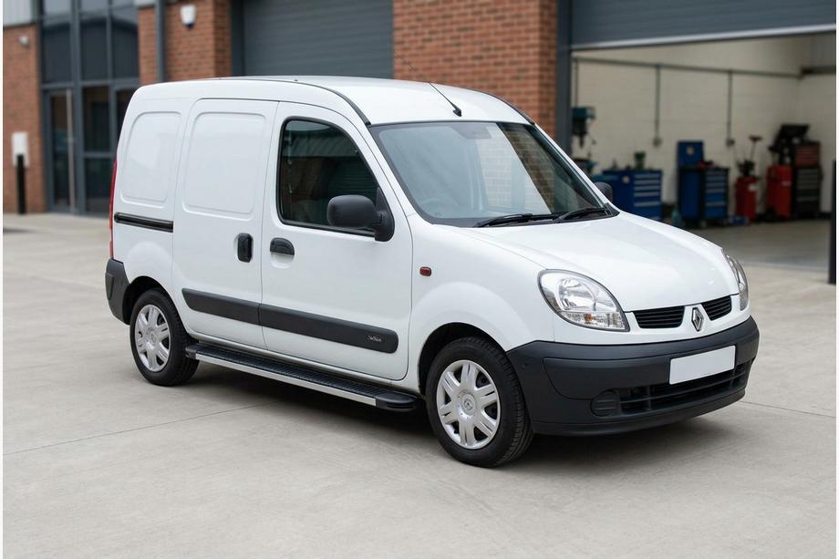 Renault Kangoo 1998-2008 гг. Боковые Подножки Maya V1 (2 шт., Алюминий) Image