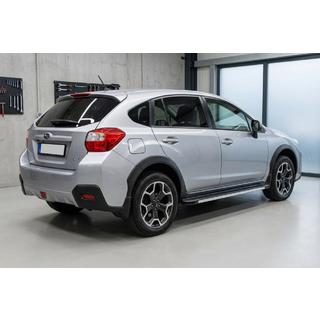 Боковые Подножки Maya V1 (2 шт., Алюминий) Subaru XV 2011-2017 гг. фото 1