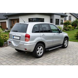 Боковые Подножки Maya V1 (2 шт., Алюминий) Toyota Rav 4 2001-2005 гг. фото 1