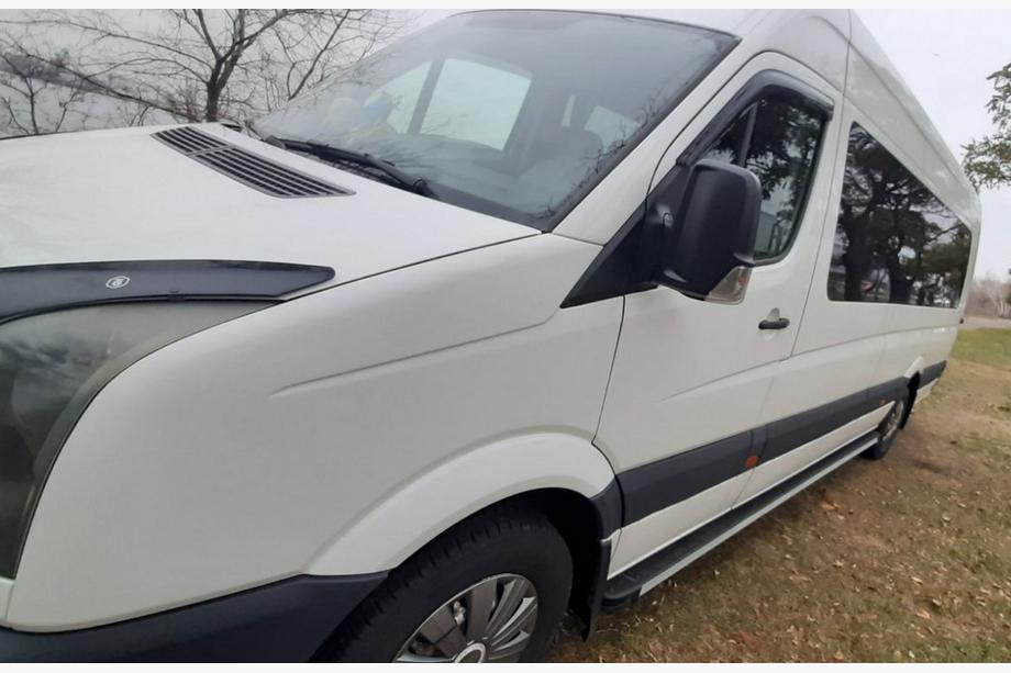 Volkswagen Crafter 2006-2016 гг. Боковые Подножки Maya (2 шт., Алюминий) Long/ExtraLong Фото 4