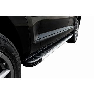 Боковые Подножки Maya V1 (2 шт., Алюминий) Volkswagen Touareg 2002–2010 гг. фото 1